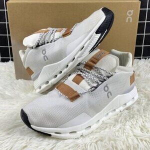 ON Running Cloudnova Women Shoes White Pearl